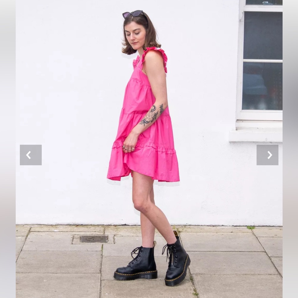 Dr. Martens Sinclair Milled Nappa Leather Platform Boots - Picture 7 of 13